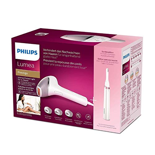 Philips Lumea Prestige Ipl Haarentfernungsgerät Bri949 Philips Lumea Prestige IPL Haarentfernungsgerät BRI949/00, mit 4